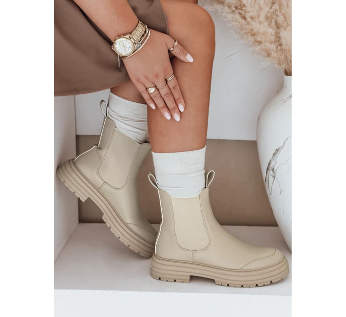 Dámské boty na platformě béžové model 21981077 - Dstreet