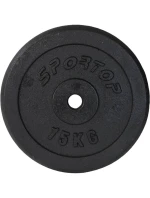 ČERNÁ CELULÁRNÍ HMOTNOST 15 KG ENERO FIT fi26.5