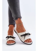 Dámské sandály z eko kůže Big Star NN274067 Bílé Dámské sandály z eko kůže Big Star NN274067 Bílé