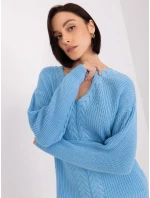 BA SW 8028 jumper.32 světle modrá