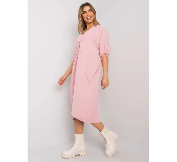 Šaty DHJ SK 20148.20 světle růžová