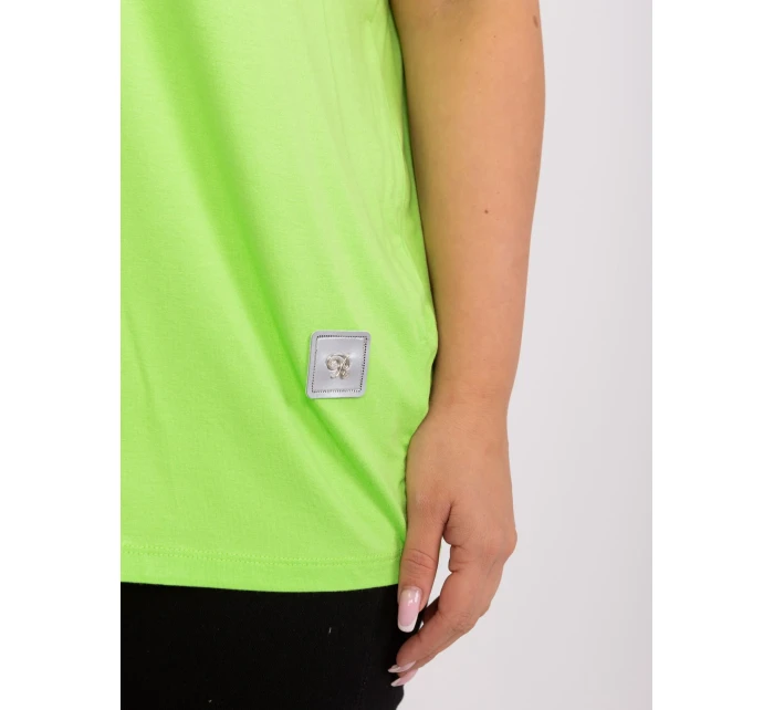 Bluzka RV BZ model 19915370 limonkowy - FPrice Bluzka RV BZ model 19915370 limonkowy - FPrice