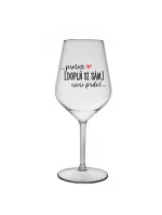 Personalizovaná nerozbitná sklenice - Protože [doplň si sám] není prdel