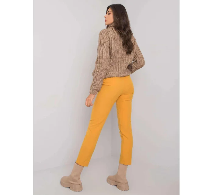 Dámské kalhoty LC SP 22K 5001.81P Tmavě žlutá - FPrice Dámské kalhoty LC SP 22K 5001.81P Tmavě žlutá - FPrice