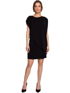 šaty černé model 20930159 - STYLOVE