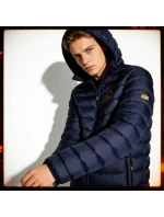 Geographical Norway pánská bunda AMIGOBADGE LONG HOOD DB NAVY MEN 233 NAVY (WY8852H/GN-MARINE)
