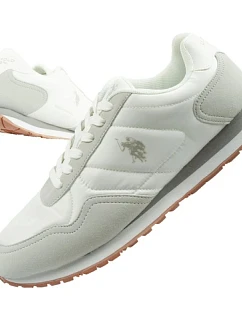 U.S. Polo model 22115637 sportovní boty tenisky pánské módní pohodlné bílé