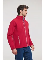 Pánská 3vrstvá softshellová bunda 10. classic red model 22473274 - Russell Athletic