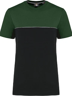 WK WK 304 Pracovní tričko 20.W304 black/forest green