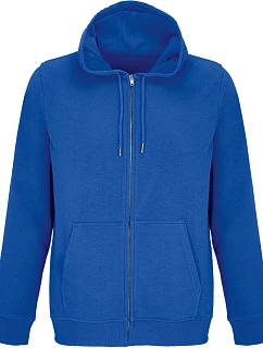 SOL'S Calipso Unisex mikina s kapucí z těžké bavlny 25.4237 royal blue