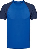 SOL'S Vortex Pánské raglánové sportovní tričko 25.4787 french navy/royal blue