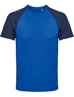 SOL'S Vortex Pánské raglánové sportovní tričko 25.4787 french navy/royal blue