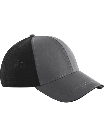 Beechfield B 165 6 panelová klubová kšiltovka 53.0165 gunmetal grey/black Beechfield B 165 6 panelová klubová kšiltovka 53.0165 gunmetal grey/black