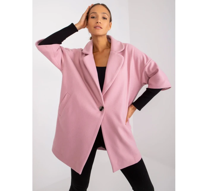 Dámský kabát CHA PL 0409.30x světle růžový