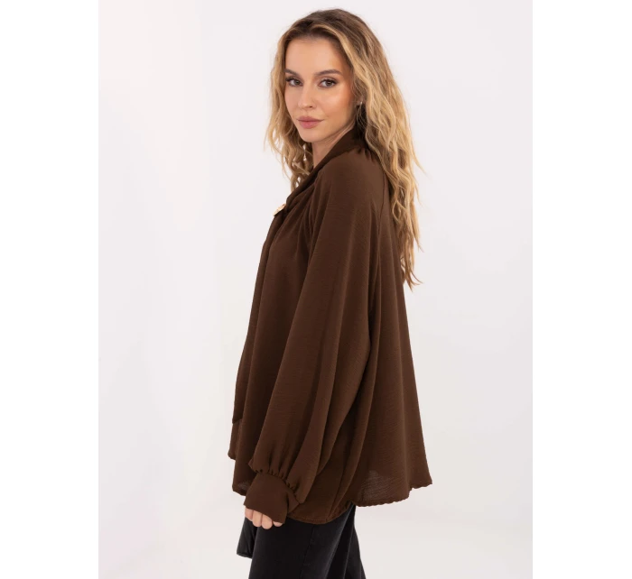 Bluzka MI BZ model 21757321 brązowy - FPrice Bluzka MI BZ model 21757321 brązowy - FPrice