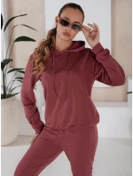 Dámská tepláková souprava MIGEL bordó FashionStreet AY0809