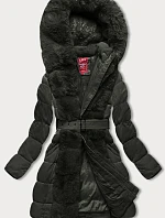 Dámská zimní bunda s kožešinovou armádou (2M-008)