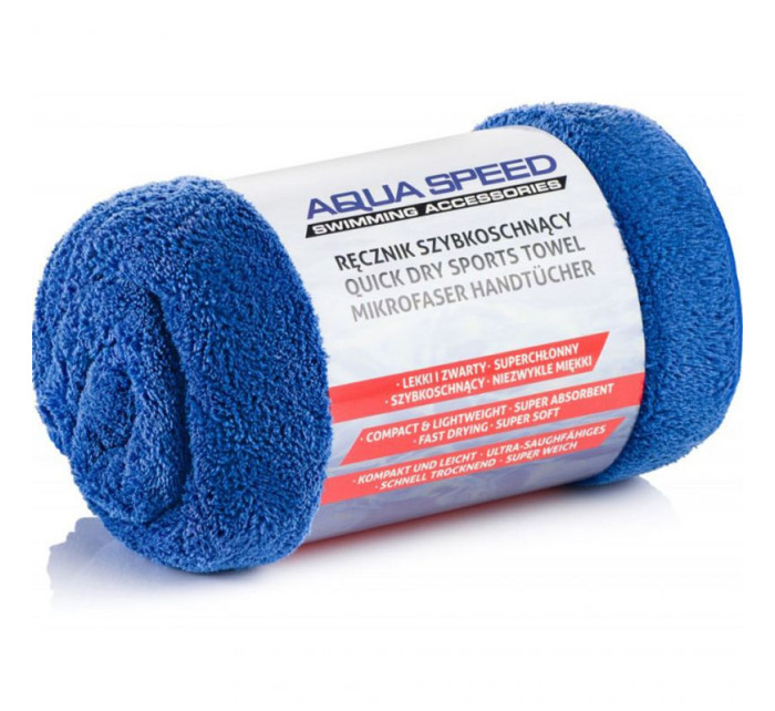 Aqua-speed Dry Coral ručník 350g 50x100 modrý 01/157