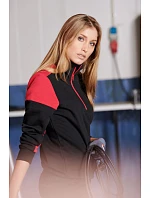 Printer Prime Halfzip Sweater Mikina s 1/4 zipem 61.2069 black/orange