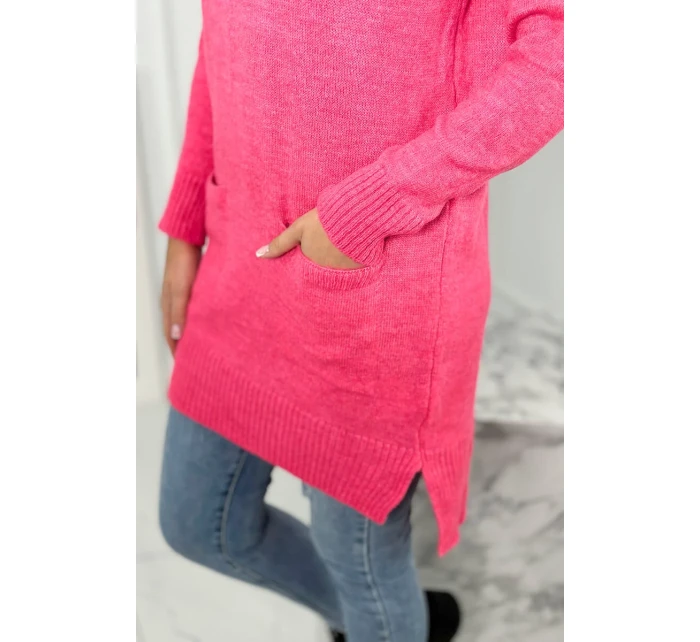 Stojanový svetr růžový Stojanový svetr růžový