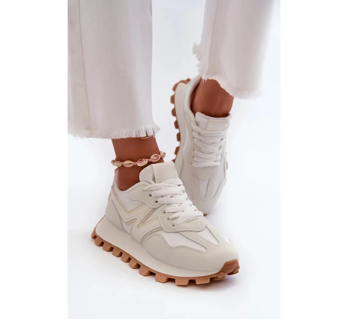 Dámské Tenisky Sportovní Boty Bílá Kalelia Dámské Tenisky Sportovní Boty Bílá Kalelia