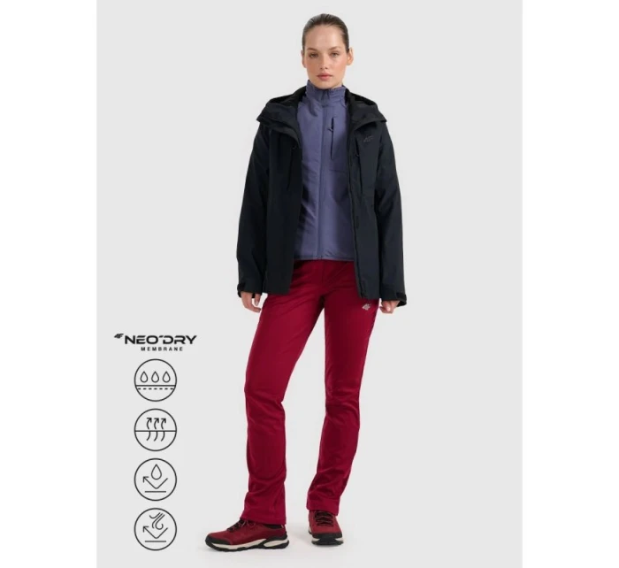 Dámská trekingová bunda s membránou 10000 4F 4FWAW25TTJAF1011-20S Dámská trekingová bunda s membránou 10000 4F 4FWAW25TTJAF1011-20S