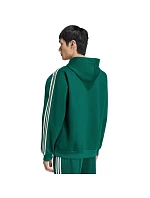 Bluza męska adidas Essentials 3-Stripes Fleece Hoodie zielona KZ1413 pánské Bluza męska adidas Essentials 3-Stripes Fleece Hoodie zielona KZ1413 pánské