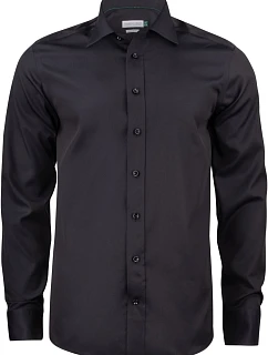 J.Harvest & Frost 01 Regular Men Nežehlivá košile s dlouhým rukávem black model 22454082