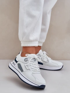 Sportovní Boty Tenisky Dámské Big Star NN274A103 HI-POLY SYSTEM Bílá-Námořnická