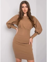 RV šaty SK 6079.65 světle hnědé RV šaty SK 6079.65 světle hnědé