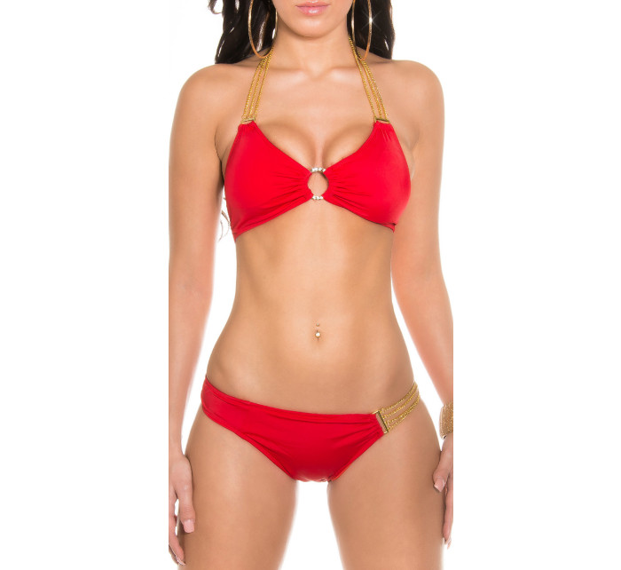 Sexy Neckholder Bikini with chainstraps