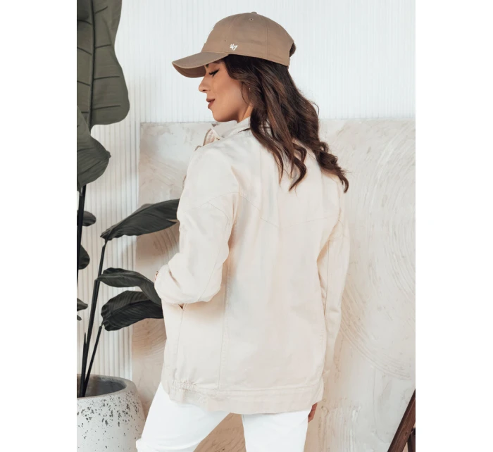 Dámská džínová bunda light beige Dstreet model 21976614 - FashionStreet