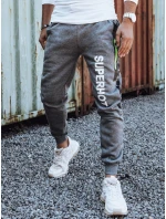 Pánské tepláky s potiskem antracitové model 21980074 - Dstreet Pánské tepláky s potiskem antracitové model 21980074 - Dstreet