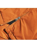 Dámská zimní bunda oranžová (CAN-588BIG)