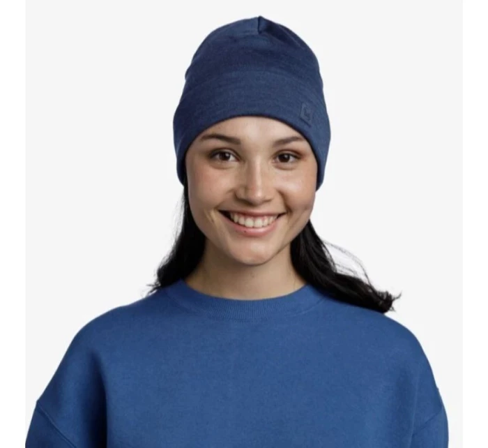 MERINO BEANIE NIGHT BLUE čepice model 21440876 - Buff