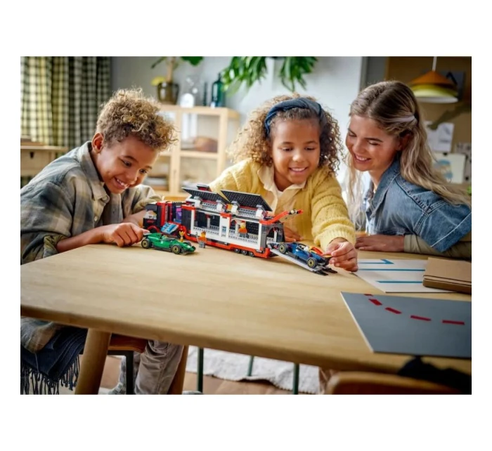 LEGO CITY 60445 F1 Truck s vozy RB20 a AMR24 F1