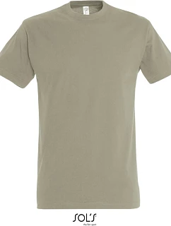 SOL'S Imperial Tričko z těžké bavlny 25.1500 khaki