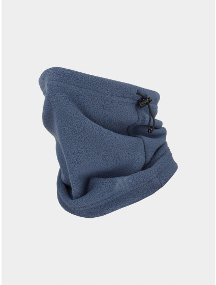 Unisex fleece šátek 4FAW23ABDAU043-32S modrý - 4F