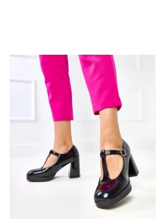 Polobotky na podpatku  model 218176 Solea