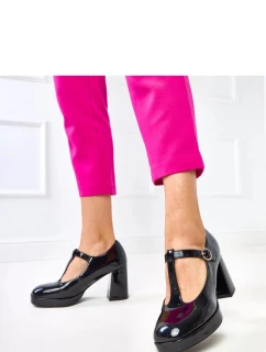 Polobotky na podpatku  model 218176 Solea