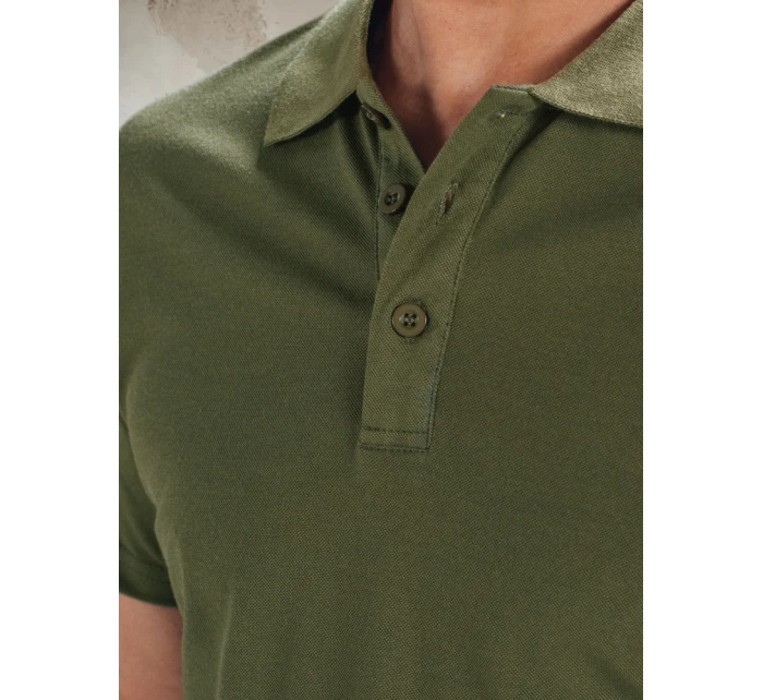 Pánské zelené polo tričko FashionStreet PX0511