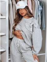 Dámská tepláková souprava nadměrné velikosti světle šedá Dstreet model 21984434 - FashionStreet