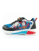 Leomil dětské sportovní boty tenisky pro chlapce Superman LED