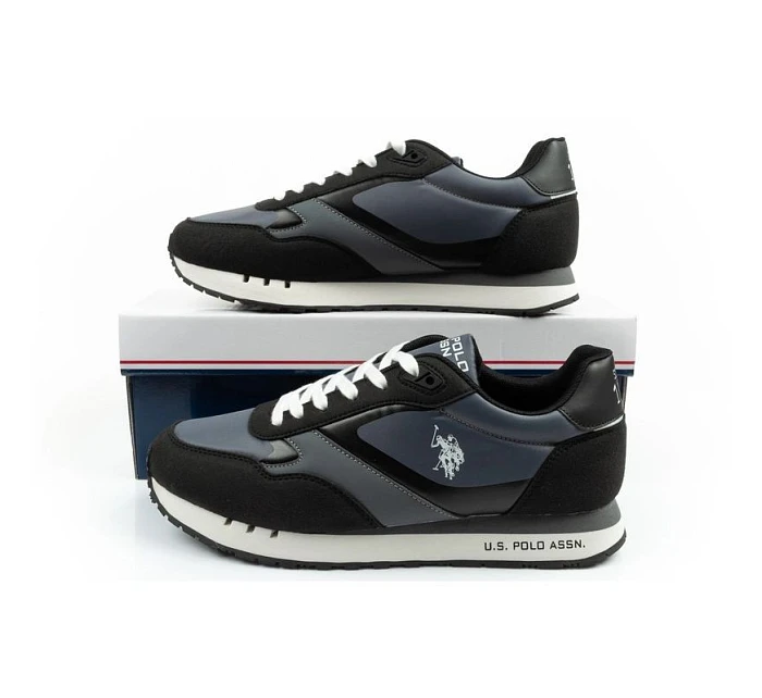 U.S. Polo Assn sportovní boty tenisky pánské módní pohodlné šedé