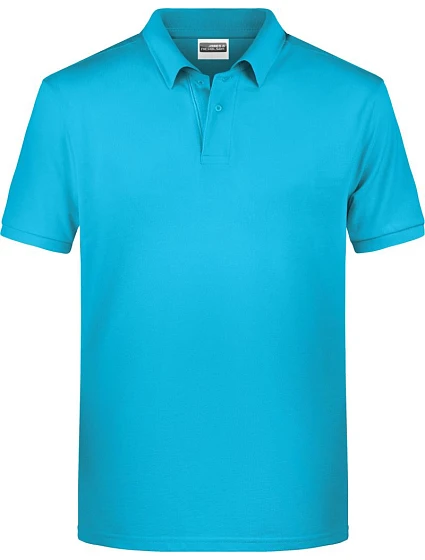 Daiber 8010 Pánské piqué polo z bio bavlny 02.8010 turquoise Daiber 8010 Pánské piqué polo z bio bavlny 02.8010 turquoise
