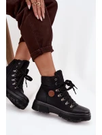 Zateplené dámské na platformě černé model 21714441 - Boto Zateplené dámské na platformě černé model 21714441 - Boto