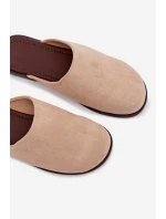 Dámské ploché béžové ekologické semišové model 21960862 - Boto