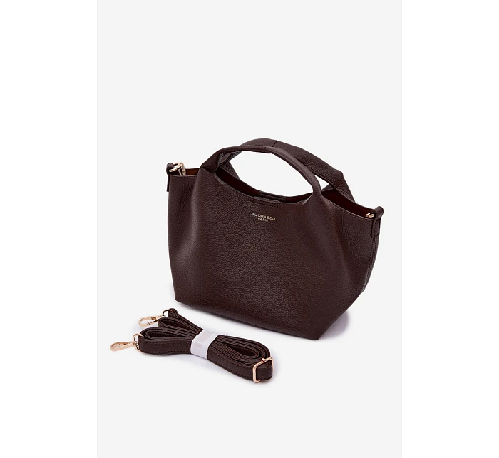 Hnědá taška z imitace kůže Corisse