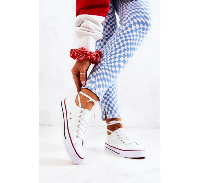 Klasické Dámské Tenisky Bílé model 21502537 - Boto Klasické Dámské Tenisky Bílé model 21502537 - Boto