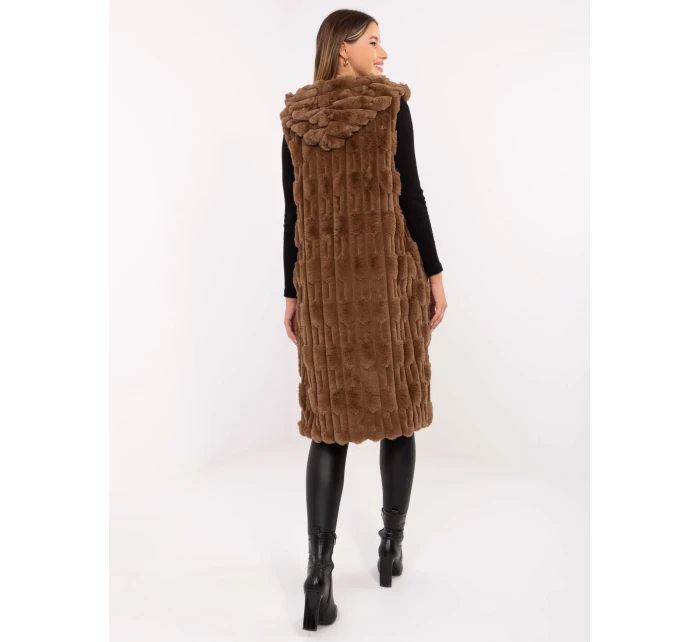 Kamizelka AT KZ ciemny bezowy model 21441256 - FPrice Kamizelka AT KZ ciemny bezowy model 21441256 - FPrice